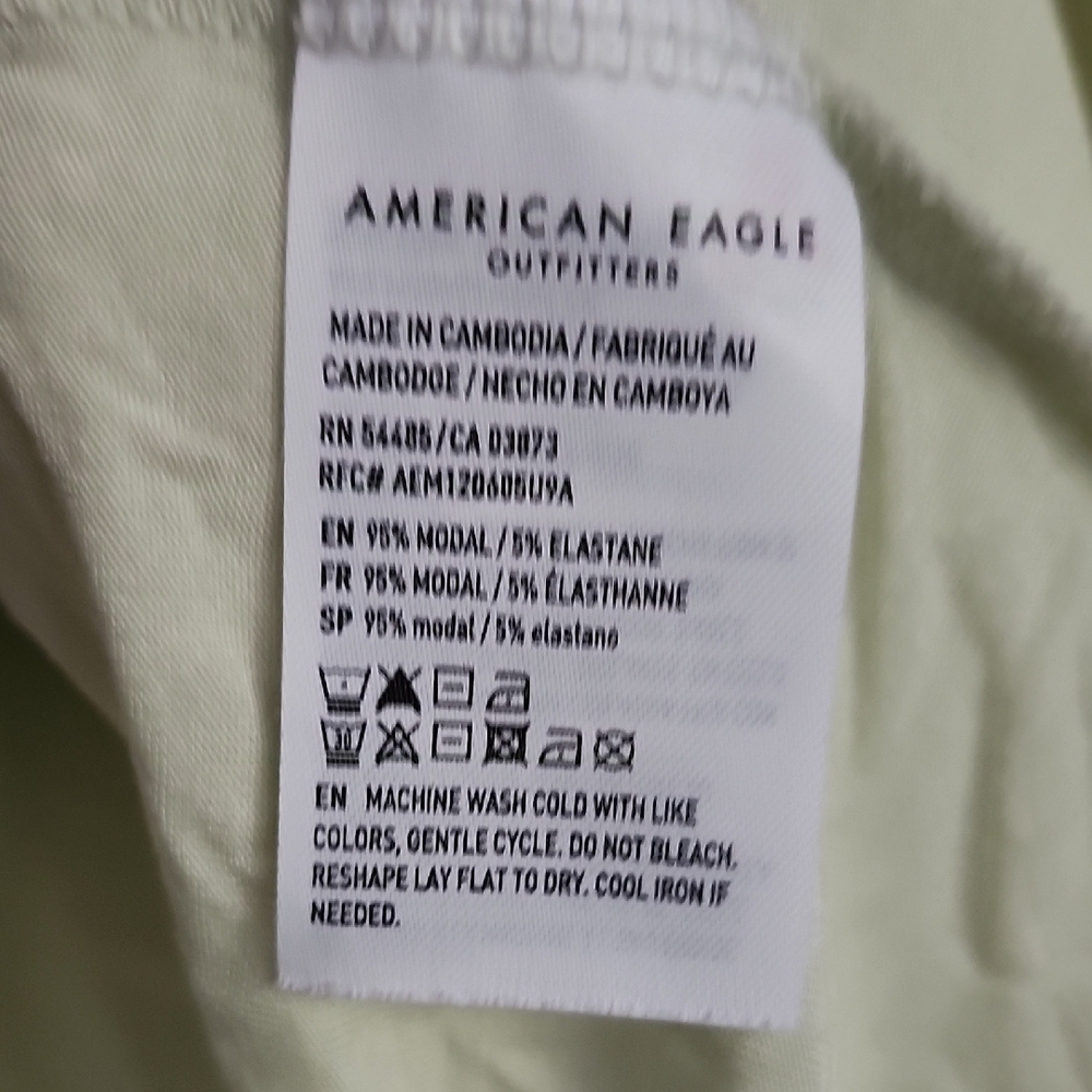 American Eagle Outfitters NWT Soft & Sexy V-Neck Tee- 2 Avail- Orange & Yellow - Picture 7 of 10